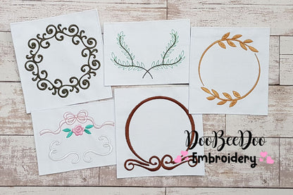 Set of 50 amazing Frames - Applique & Fill Stitch - Many Sizes
