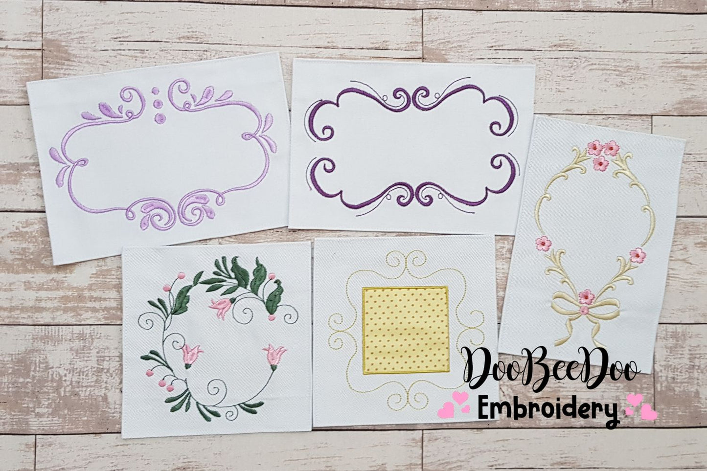 Set of 50 amazing Frames - Applique & Fill Stitch - Many Sizes