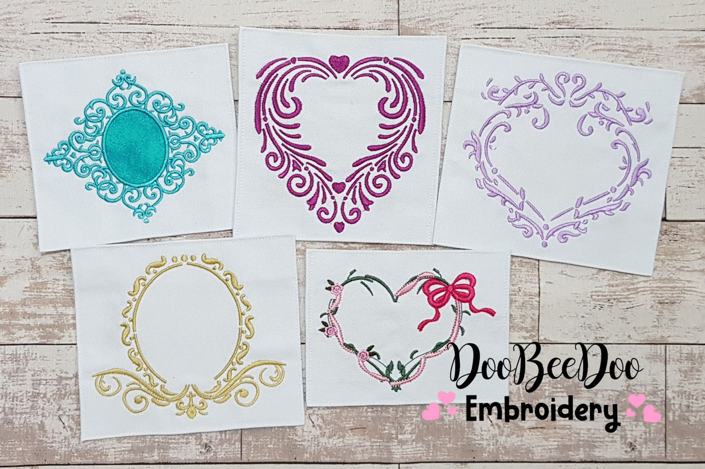 Set of 50 amazing Frames - Applique & Fill Stitch - Many Sizes