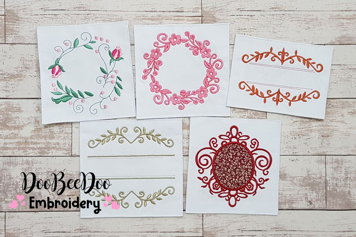 Set of 50 amazing Frames - Applique & Fill Stitch - Many Sizes