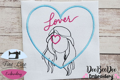 Lover Taylor Swift - Fill Stitch - Machine Embroidery Design