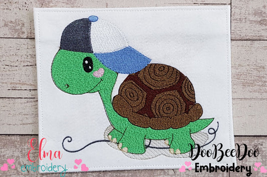 Cute Turtle Boy - Applique
