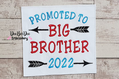 Promoted to Big Brother 2022 - Fill Stitch