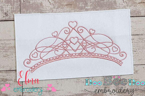 Princess crowns embroidery Designs, Crowns 10 designs, tiara N703