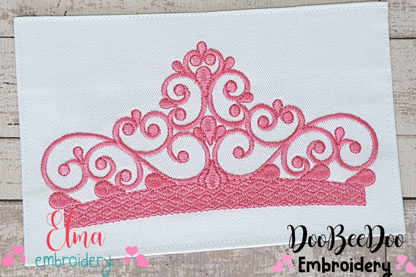 Princess Tiara - Fill Stitch