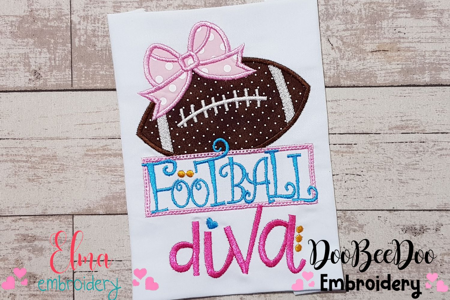 Football Machine Embroidery Design – DooBeeDoo Embroidery Designs