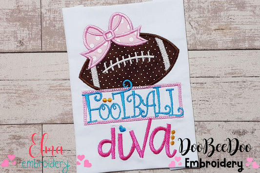 Football Diva - Applique