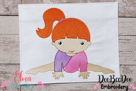 Gymnast Girl - Fill Stitch
