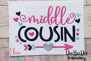 Middle Cousin Arrow and Hearts - Fill Stitch