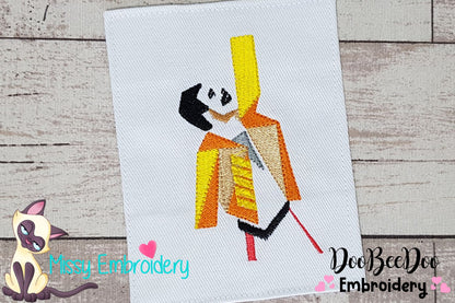 Freddie Mercury - Fill Stitch - Machine Embroidery Design
