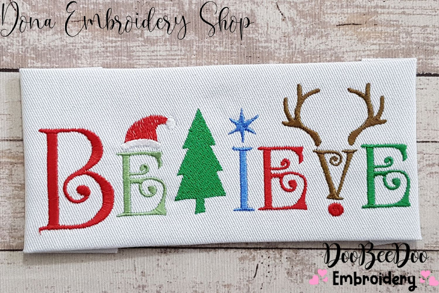 Believe - Fill Stitch