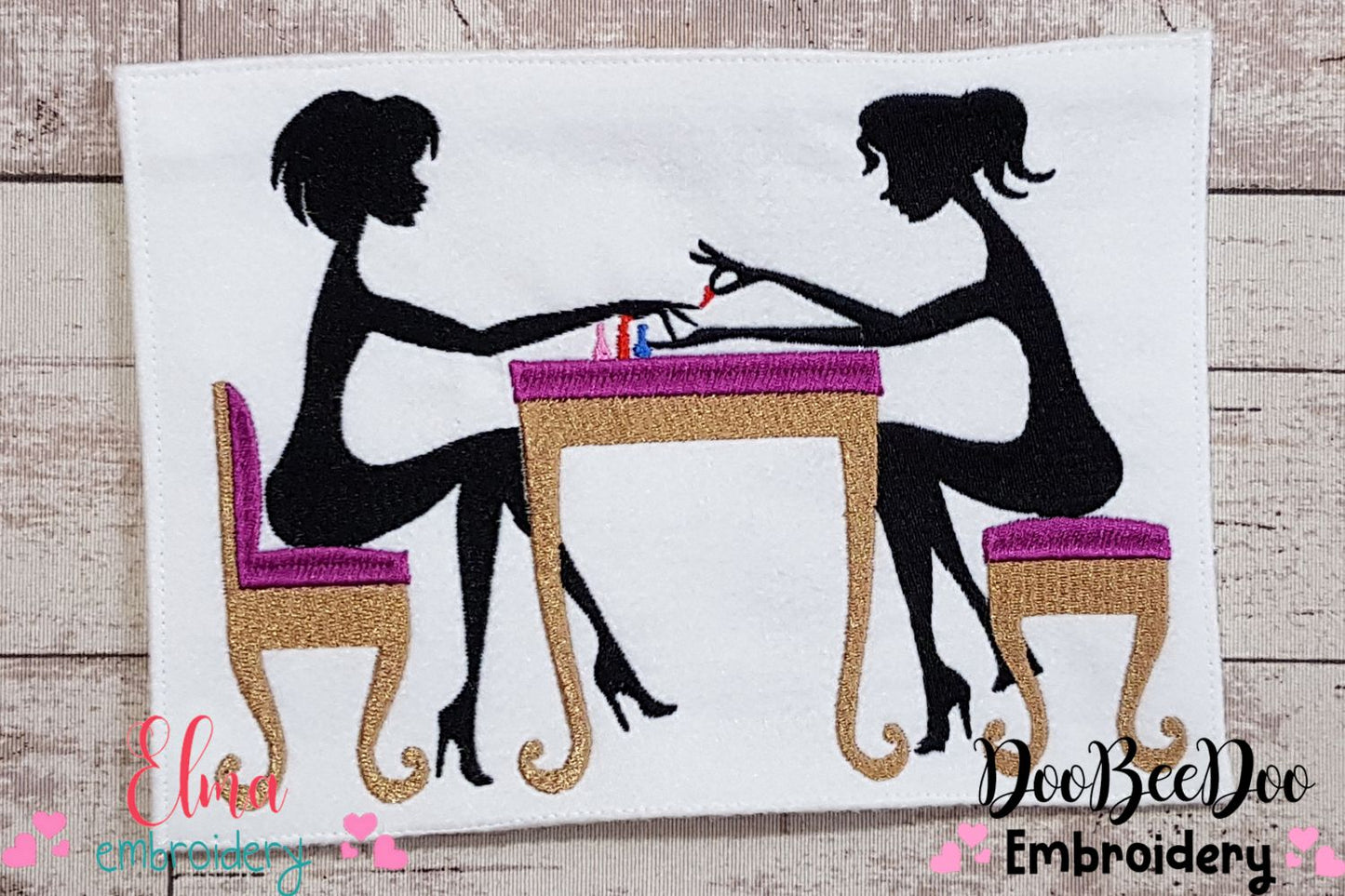 Manicure Girls - Fill Stitch