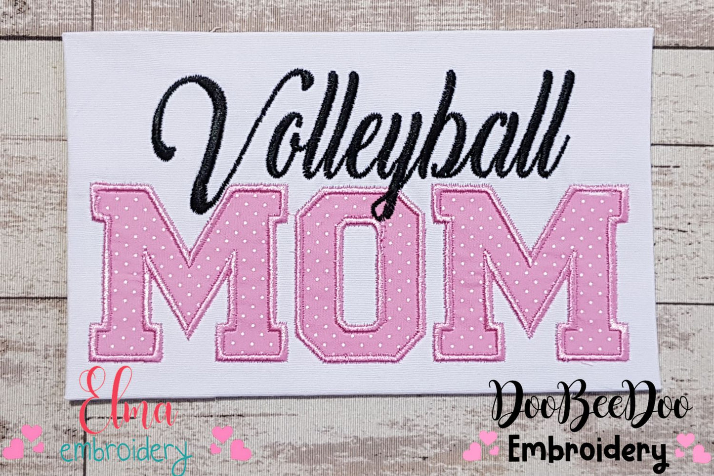 Basic Volleyball Mom - Applique