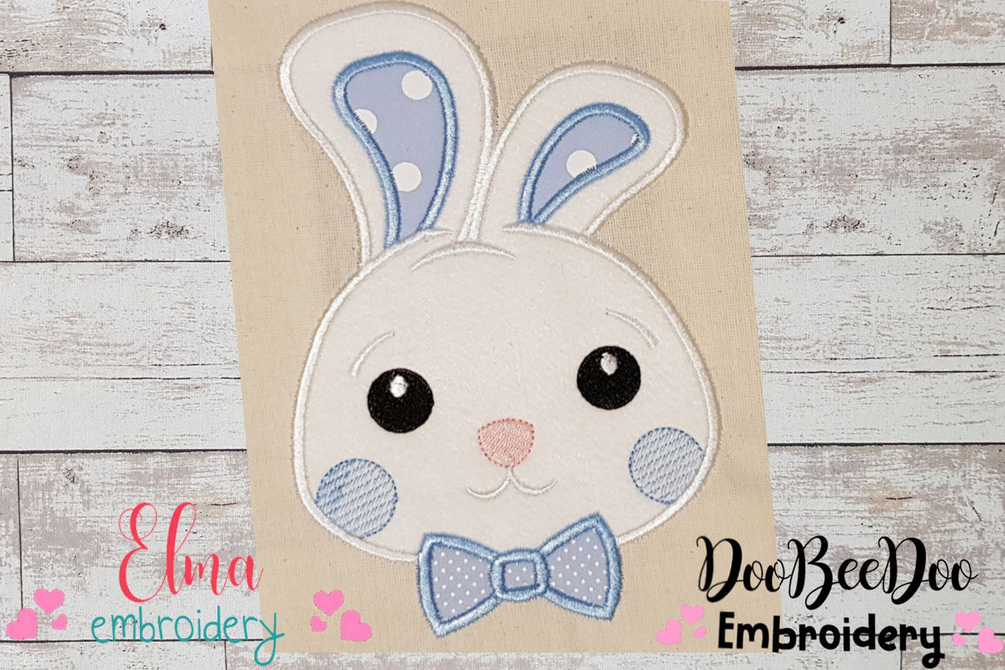 Bunny Boy - Applique - Machine Embroidery Design