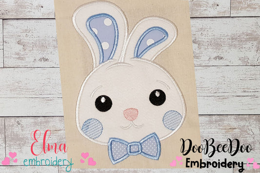 Bunny Boy - Applique - Machine Embroidery Design