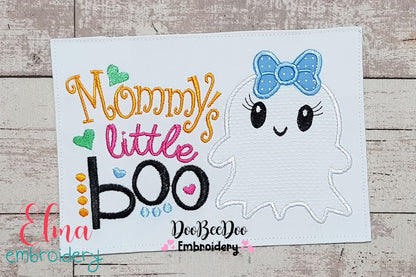 Mommy Little Boo - Applique
