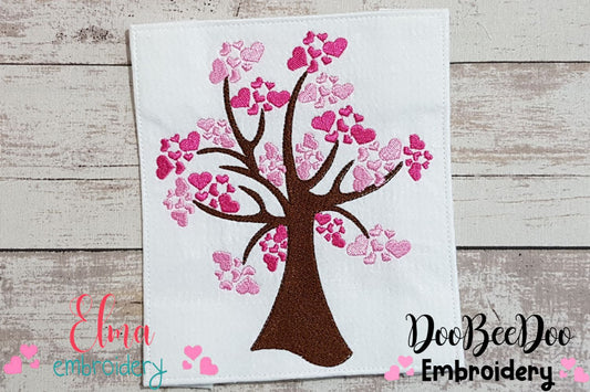 Tree of Hearts - Fill Stitch