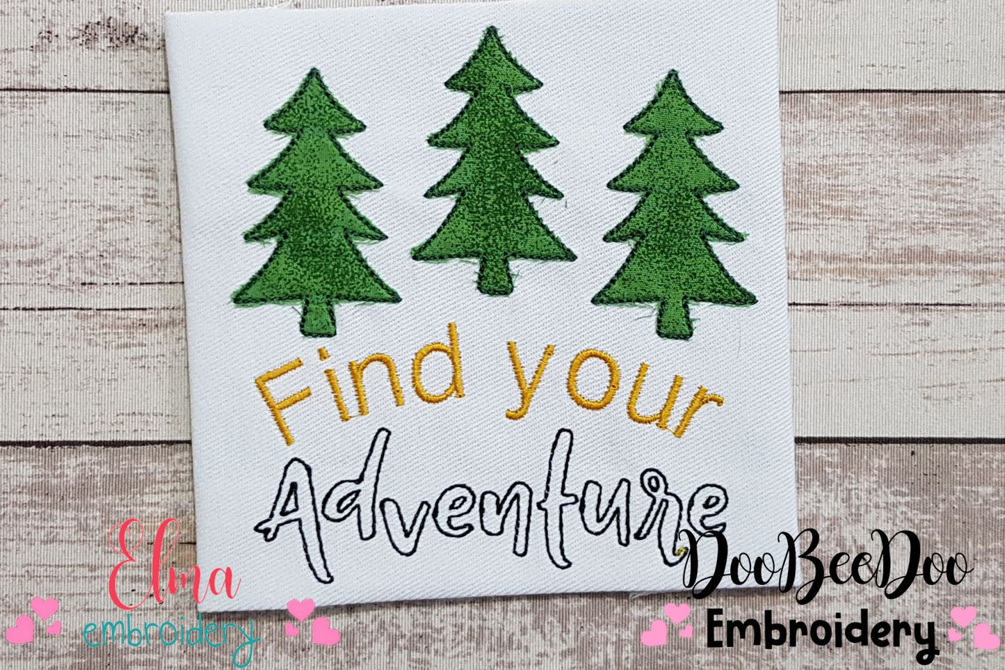 Find your Adventure - Raggy Applique