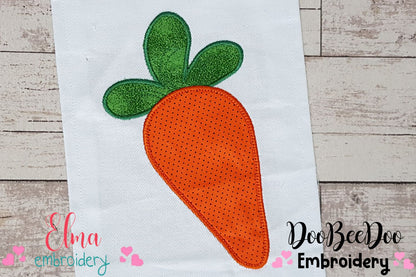 Easter Carrot - Applique - Machine Embroidery Design