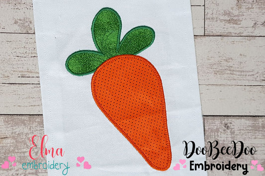 Easter Carrot - Applique - Machine Embroidery Design
