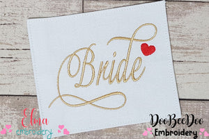 Bride - Fill Stitch Embroidery