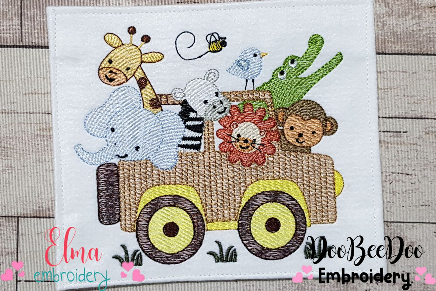 Animals Safari in the Car - Rippled