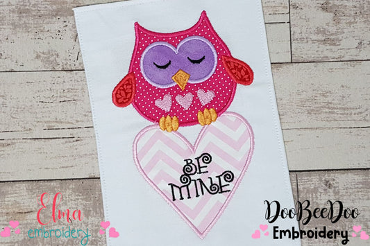 Valentine's Owl - Applique