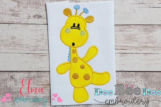 Cute Little Funny Giraffe - Applique