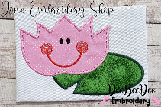Cute Lily Pad - Applique
