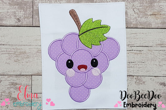 Kawaii Grape - Applique