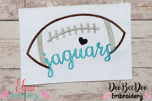Football Jaguars Ball - Fill Stitch