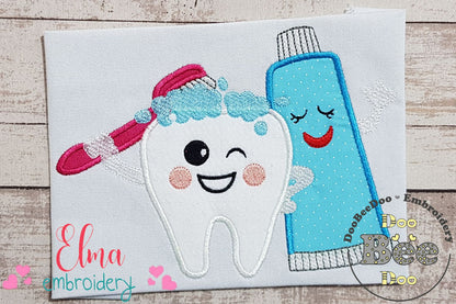 Brush your Teeth - Applique