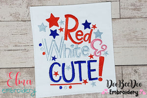 Red White & Cute - Fill Stitch