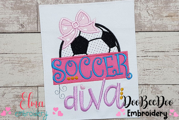 Soccer Diva - Applique