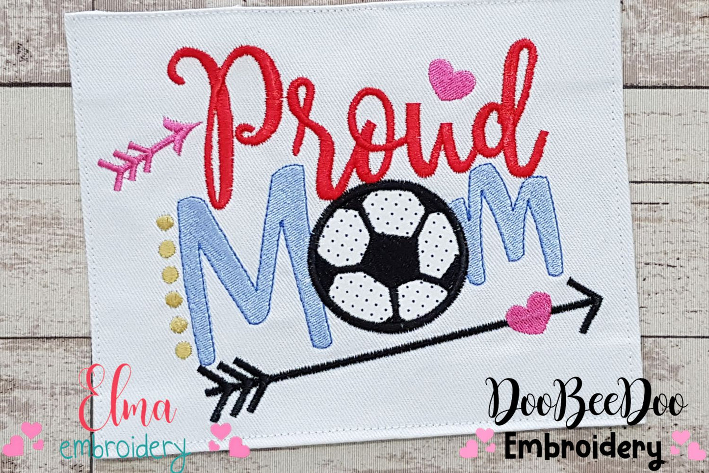 Proud Mom Soccer - Applique