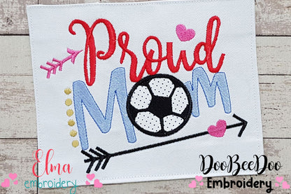 Proud Mom Soccer - Applique