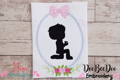 Groom Wedding Frame - Applique