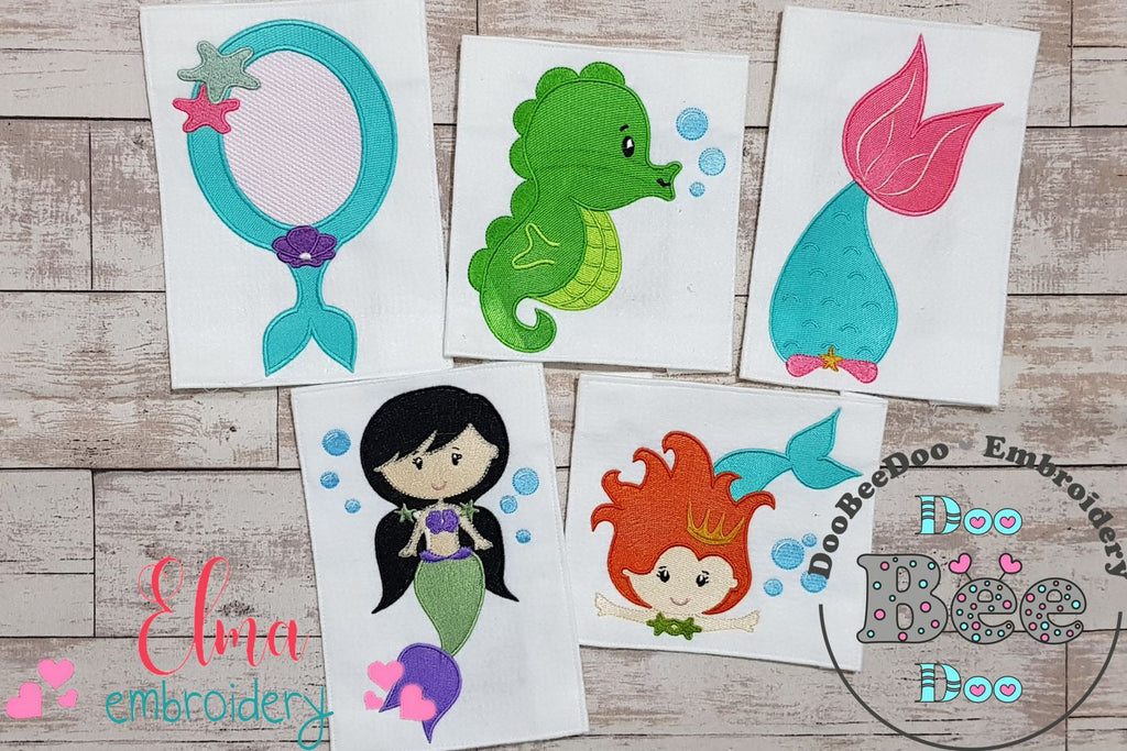 Mermaid Collection - Fill Stitch