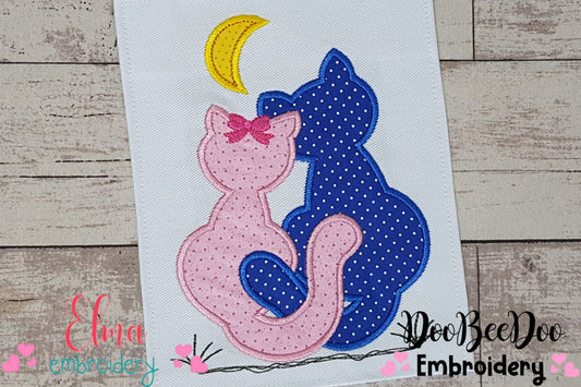 Cats in Love - Applique