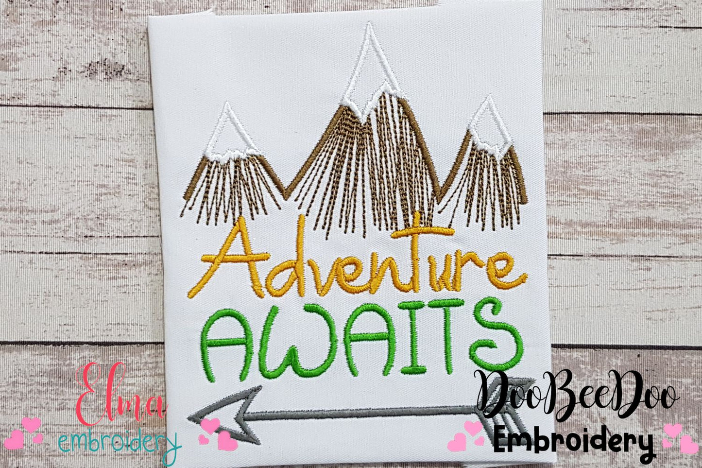 Adventure Awaits 🌍 – Fill Stitch – Machine Embroidery Design