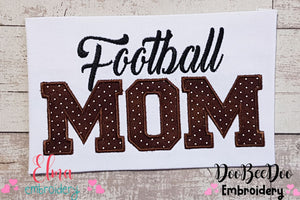 Basic Football Mom - Applique