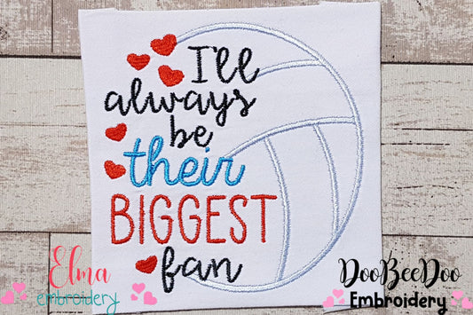 I'll Always Be Their Biggest Fan - Fill Stitch