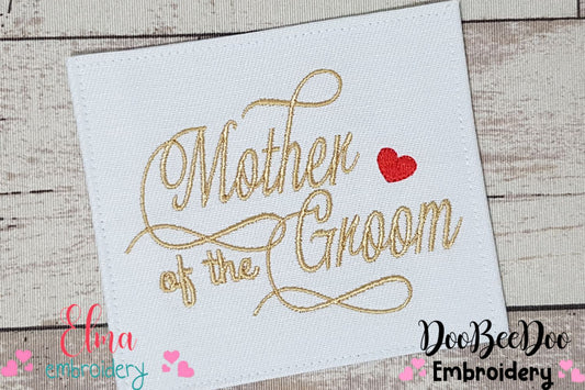 Mother of the Groom - Fill Stitch