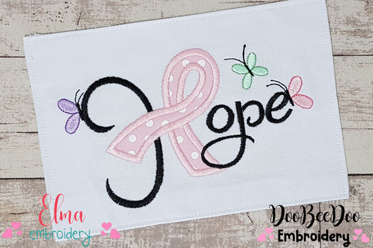 Hope Pink October - Applique