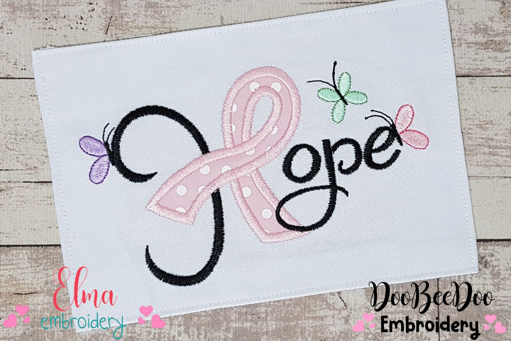 Hope Pink October - Applique