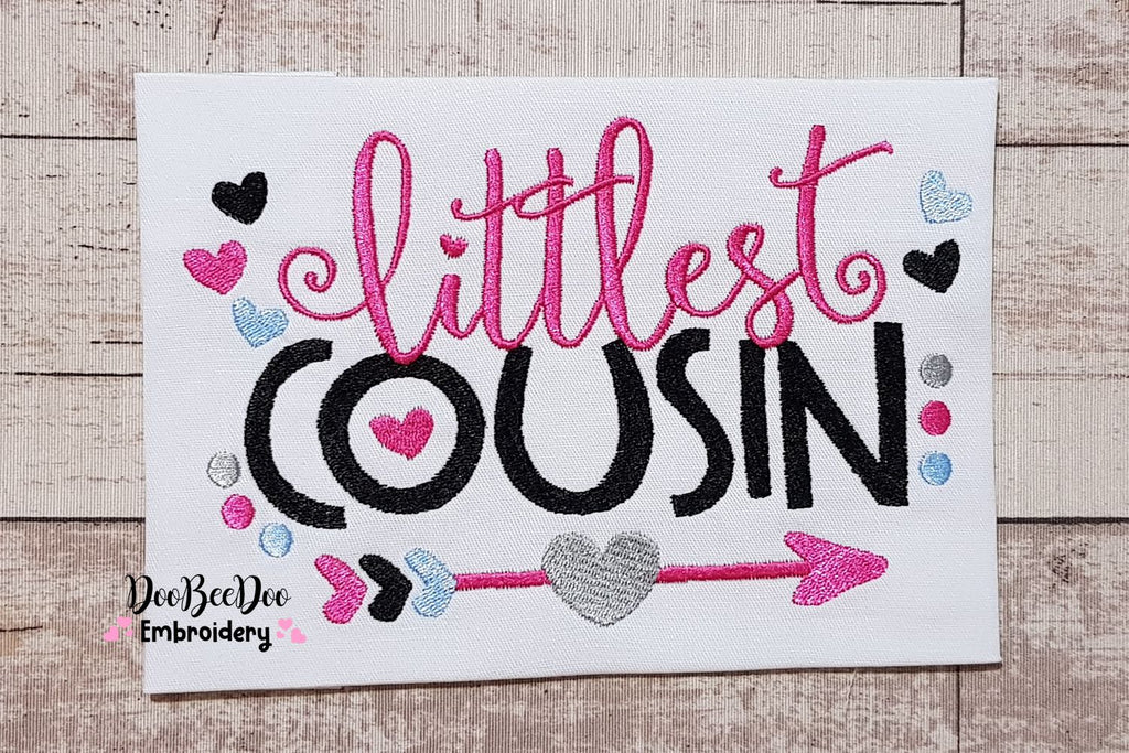 Littlest Cousin Arrow and Hearts - Fill Stitch