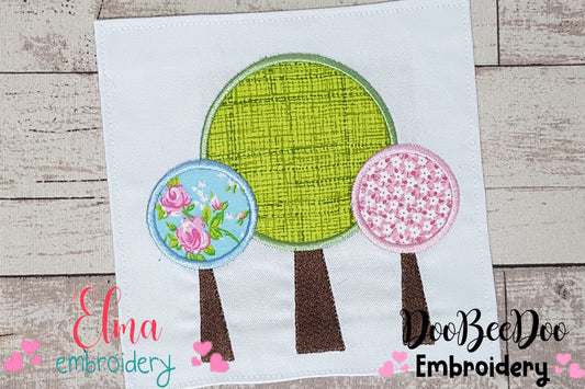 Circle Trees - Applique
