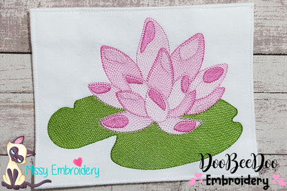 Lily Pad - Rippled Stitch