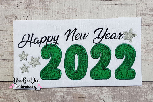 Happy New Year 2022 - Applique