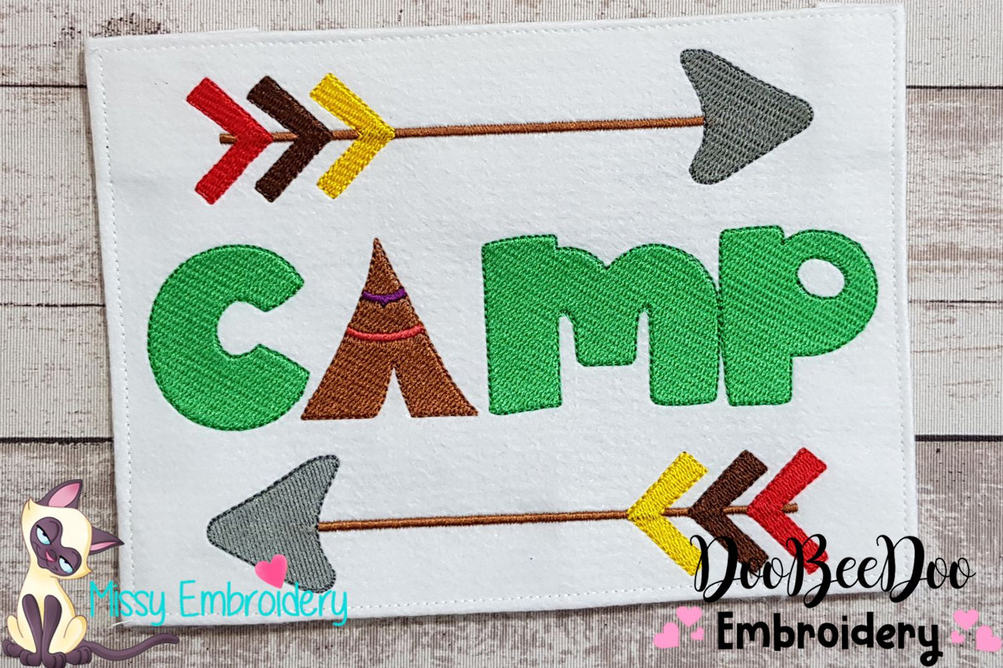 Camp Arrows - Fill Stitch